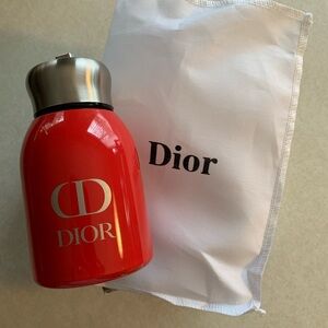 Red Steel Thermos w/ Pouch